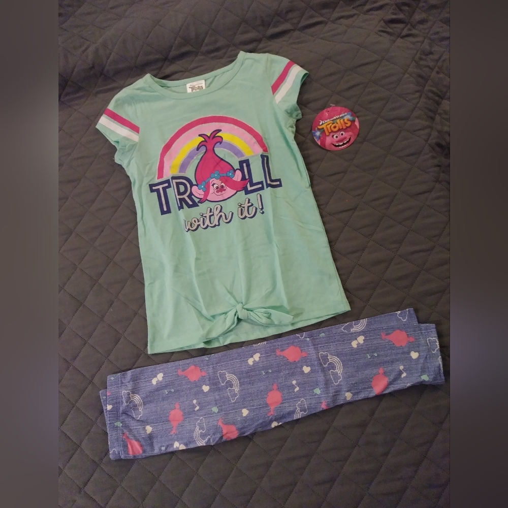 Trolls Kids Set - Green and Blue